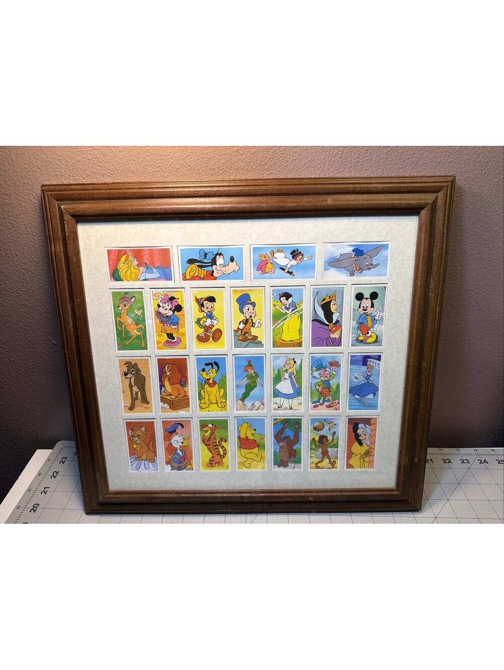 1989 Disney Cards MAGICAL WORLD OF DISNEY FRAMED